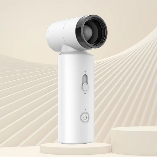 Techsuit Ανεμιστηράκι Χειρός USB Επαναφορτιζόμενο 4500mAh Χωρίς Πτερύγια Μπλε