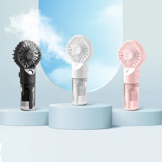 Techsuit Ανεμιστηράκι Χειρός USB με Νερό Μαύρο