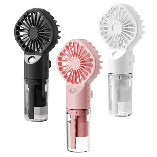 Techsuit Handheld Fan USB with Water Pink