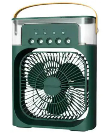 Portable Air Cooler Fan 3 Speeds 10W Spray – Green