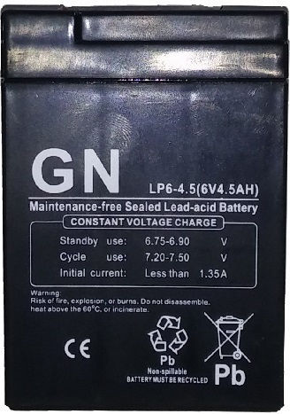 GN LP6-4.5 Baterie UPS cu Capacitate 4.5Ah și Tensiune 6V 1buc