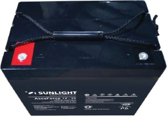 SunLight Accuforce 12-75 UPS Battery with Capacity 75Ah and Voltage 12V 1pcs
