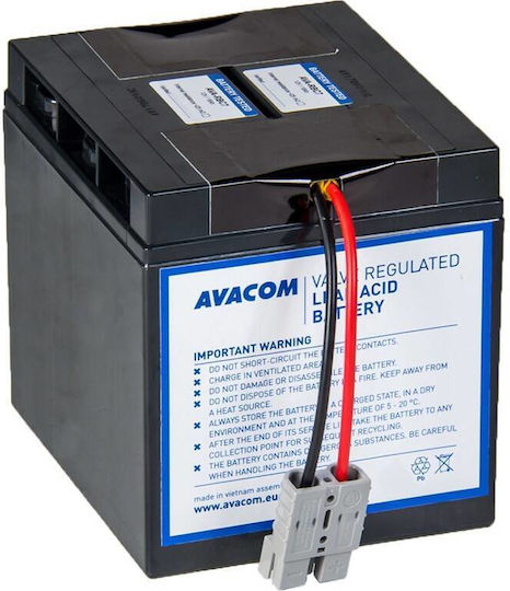 Avacom UPS Battery with Capacity 0.7Ah and Voltage 12V AVA-RBC7 1pcs