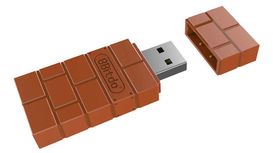 8Bitdo Безжичен USB Адаптер 2 03703 Bluetooth Приемник за Android / iOS / Компютър / Xbox One / Switch / PS5 / Xbox Series Кафяв