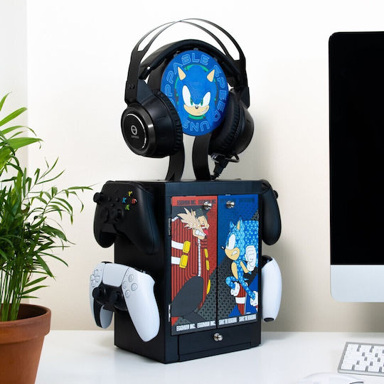 Numskull Gaming Locker Βάση για 4 χειριστήρια Xbox / PC / PS4 / XBOX One / Switch / PS5 / Xbox Series X/S Sonic the Hedgehog Πολύχρωμη