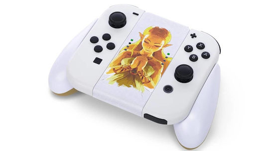 PowerA Hand Grip Χειριστηρίου για Switch σε Λευκό χρώμα