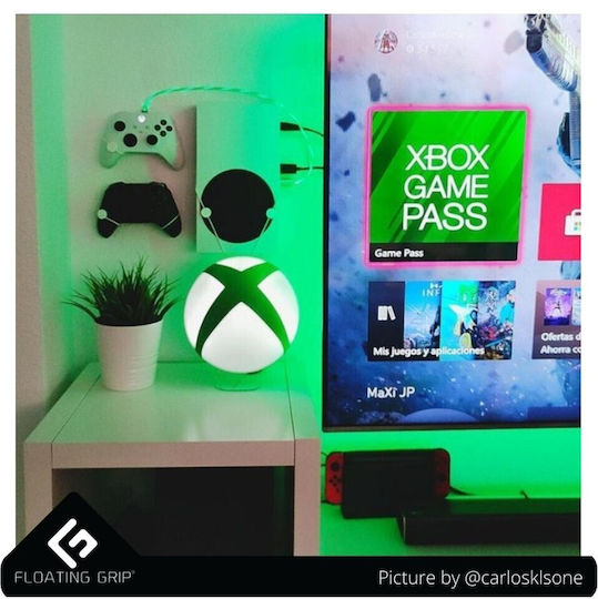 Floating Grip Wall Mount Bundle & 2x Controllers Βάση Φόρτισης για 2 χειριστήρια Xbox Series X/S Λευκή