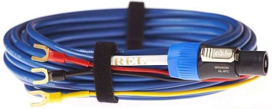 Rel Acoustics Bass Line Καλώδιο Ηχείου Spade - Speakon male 10m (18360)