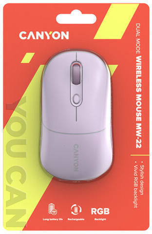 Canyon MW-22 Ασύρματο Ποντίκι Pearl Rose