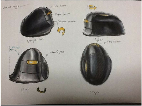 R-Go Tools HE Mouse Verkabelt Ergonomisch Maus Schwarz