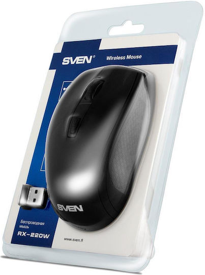 Sven RX-220W Ασύρματο Ποντίκι Μαύρο