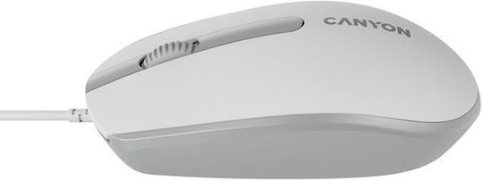Canyon M-10 Verkabelt Maus White Grey