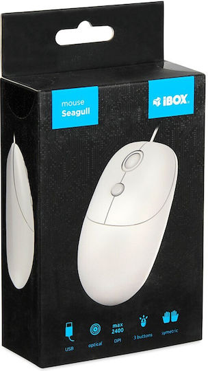 iBox i011 Verkabelt Maus Weiß
