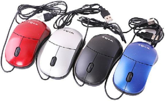 Weibo FC-142 Wired Ergonomic Mouse Black