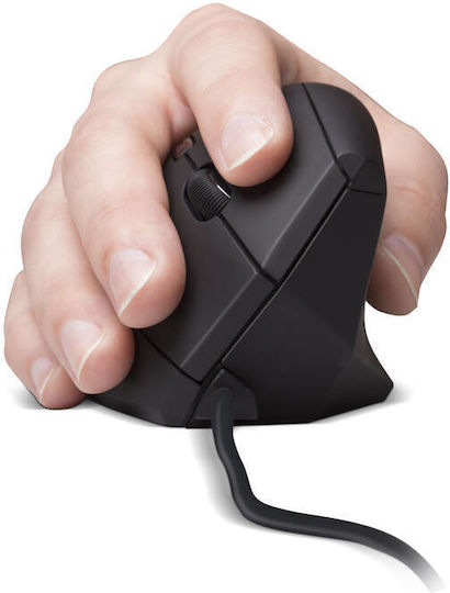Connect IT CMO-2500 Ενσύρματο Εργονομικό Ποντίκι Μαύρο