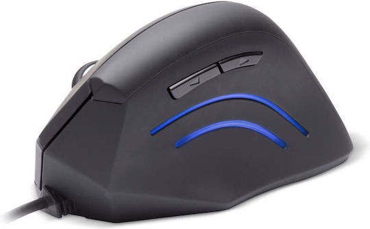 Connect IT CMO-2500 Ενσύρματο Εργονομικό Ποντίκι Μαύρο