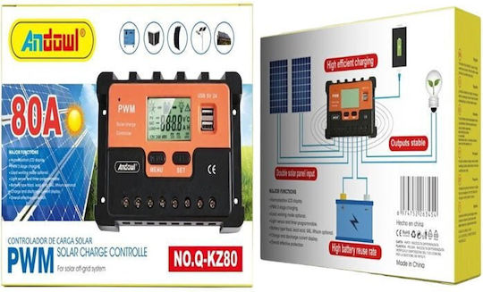 Andowl Ρυθμιστής Φόρτισης PWM 80A