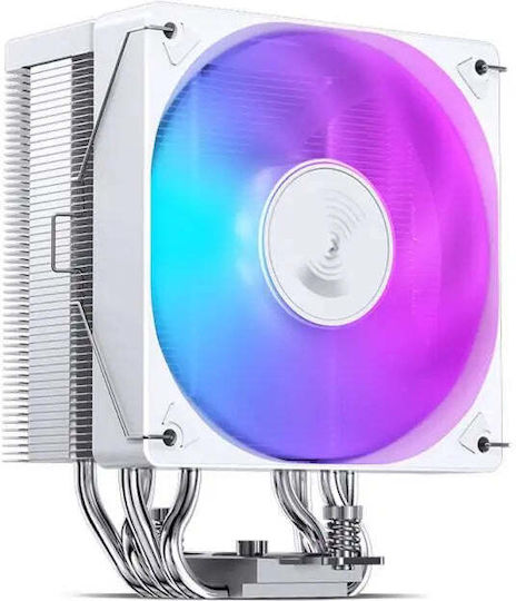 Jonsbo CR-1000 EVO CPU Cooling Fan with RGB for AM4/AM5/1200/115x/1700 Socket White