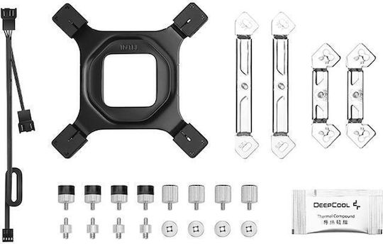 Deepcool AG620 WH ARGB Ψύκτρα Επεξεργαστή Διπλού Ανεμιστήρα για Socket AM4/AM5/1200/115x/1700 Λευκή
