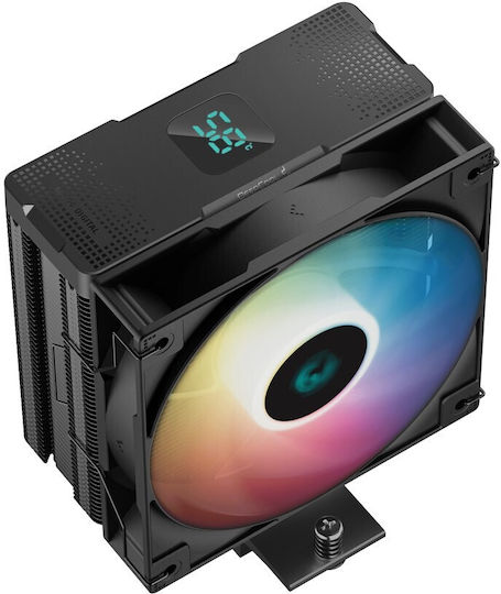 Deepcool AG400 Digital BK ARGB Ψύκτρα Επεξεργαστή για Socket AM4/AM5/1200/115x/1700