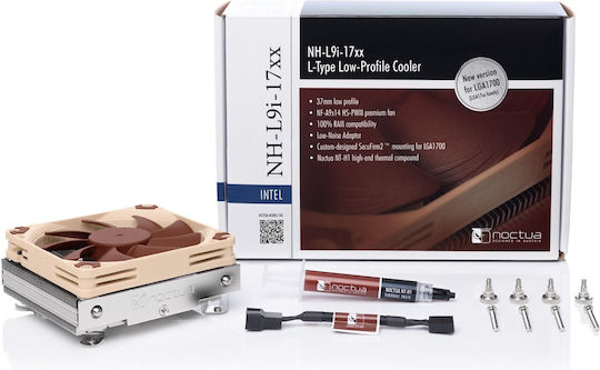 Noctua NH-L9i-17xx Ψύκτρα Επεξεργαστή για Socket 1700 Καφέ