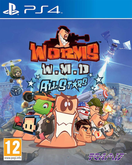 Worms WMD All Stars PS4 Game