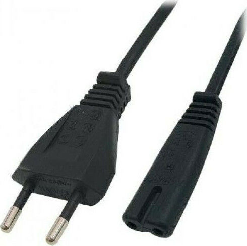 Bridge Cable Euro - IEC C7 Cable 1.5m Μαύρο 31278
