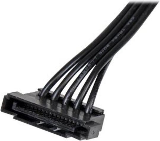 StarTech 15-Pin Sata - 15-Pin Sata Cable 0.4m Μαύρο PYO4SATA
