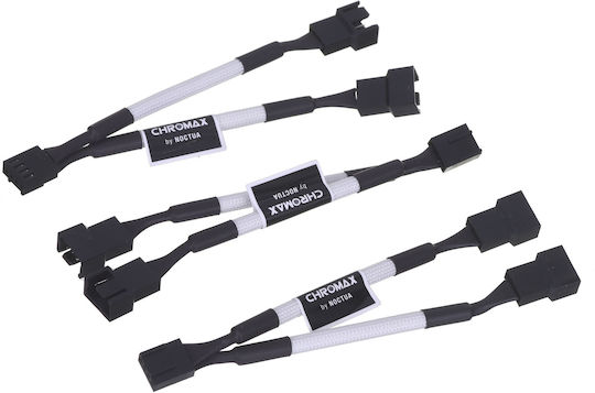 Noctua Chromax NA-SYC1 4-Pin pwm - 2x 4-Pin pwm Cable Black