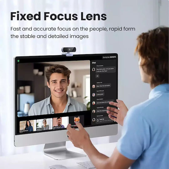 Ugreen CM678 Full HD 1080p Web Camera Silver
