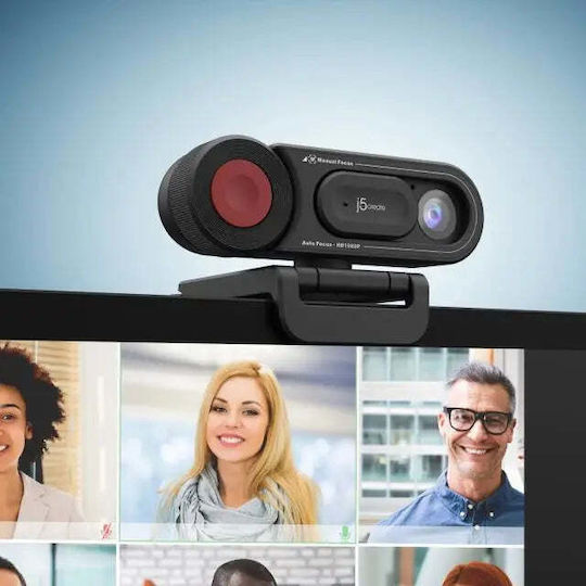 J5create JVU250 Web Camera Full HD 1080p με Autofocus JVU250-N
