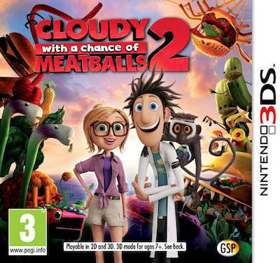 Cloudy With a Chance of Meatballs 2 3DS Spiel