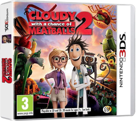 Cloudy With a Chance of Meatballs 2 3DS Spiel