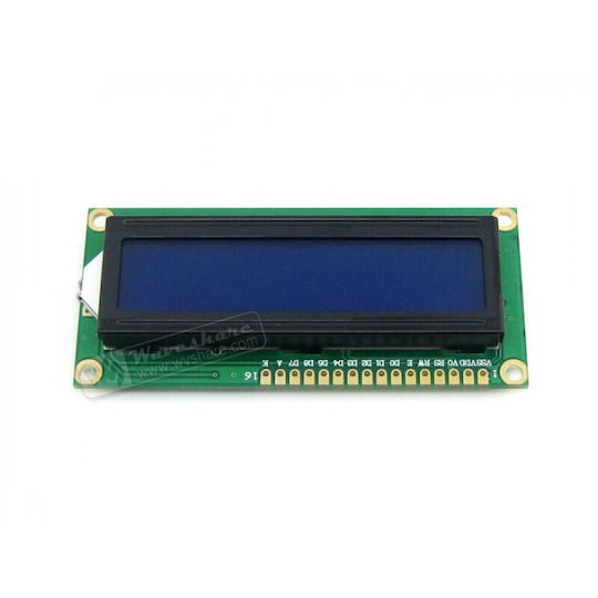 Waveshare Display 16x2 Character LCD 3.3V Blue