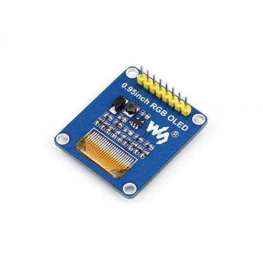 Waveshare Oled Vertical Headers Οθόνη OLED 0.96" 96x64 Χαρακτήρων