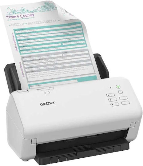 Brother ADS-4300N Sheetfed (Τροφοδότη χαρτιού) Scanner A4