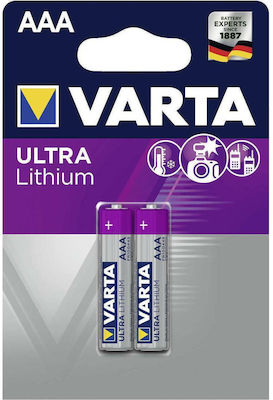 Varta Ultra Lithium Battery AAA 1.5V 2pcs