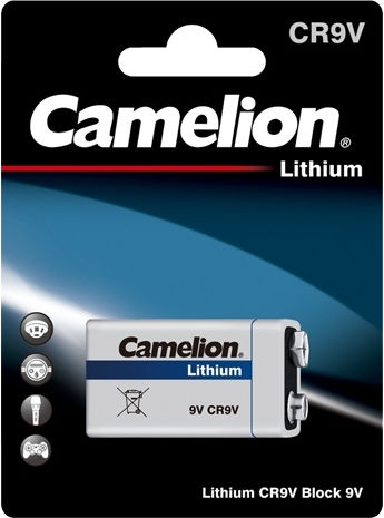 Camelion Smoke Detectors Μπαταρία Λιθίου 9V Για Ανιχνευτές Καπνού & Συστήματα Ασφαλείας 1τμχ