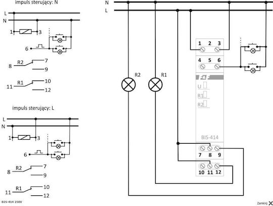 F&F Ρελέ 24V 5A BIS-414