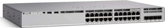 Cisco Catalyst C9200L-24T-4G-E Verwaltet L3 Switch mit 24 Ports Gigabit (1Gbps) Ethernet