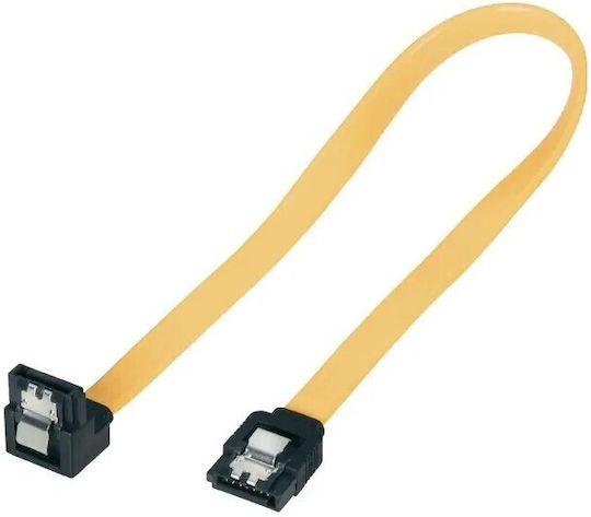 Goobay 7-Pin SATA III to 7-Pin SATA III Cable 30cm Yellow (95018)