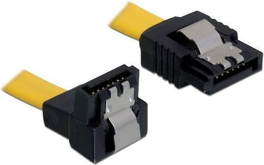 DeLock DeLock Festplattenkabel 7-Pin SATA III - 22-Pin SATA III Länge 20cm Farbe Gelb