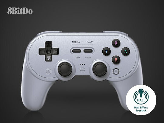 8Bitdo Pro 2 Hall Edition Wireless Gamepad for Android / PC / Switch Gray
