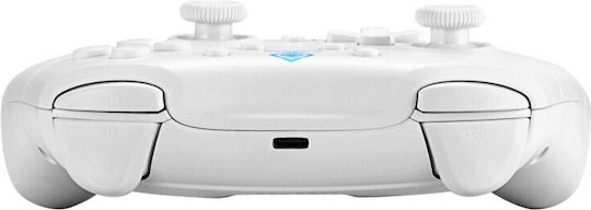 Deltaco GAM-103-W Ασύρματο Gamepad για Switch / PC / Android Λευκό