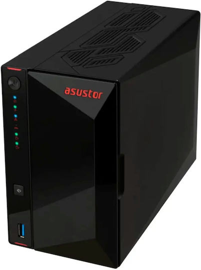 Asustor Asustor Nimbustor 2 Gen2 AS5402T NAS με 2 θέσεις για HDD/M.2/SSD και 2 θύρες Ethernet
