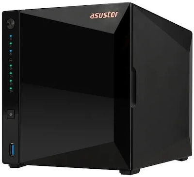 Asustor Drivestor 4 Pro Gen2 (AS3304T v2) NAS Tower με 4 θέσεις για HDD