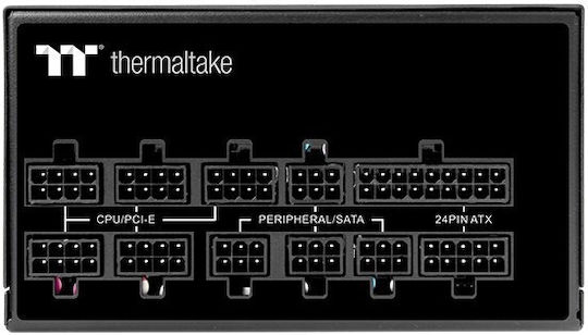 Thermaltake 1200W Schwarz Computer-Netzteil Semi-Modular 80 Plus Gold (PS-TPD-1200FNFAGE-1)