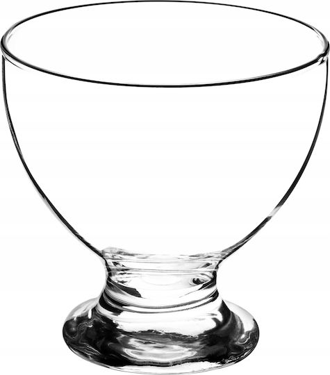 Kadax Ice Cream Serving Bowl Round Glass Transparent 6pcs