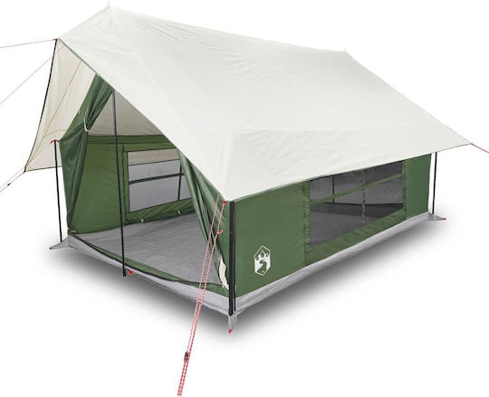 vidaXL Σκηνή Camping Πράσινη για 5 Άτομα 353x248x210εκ.