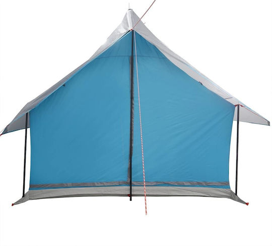 vidaXL Camping Tent A-Frame Blue for 5 People 353x248x210cm